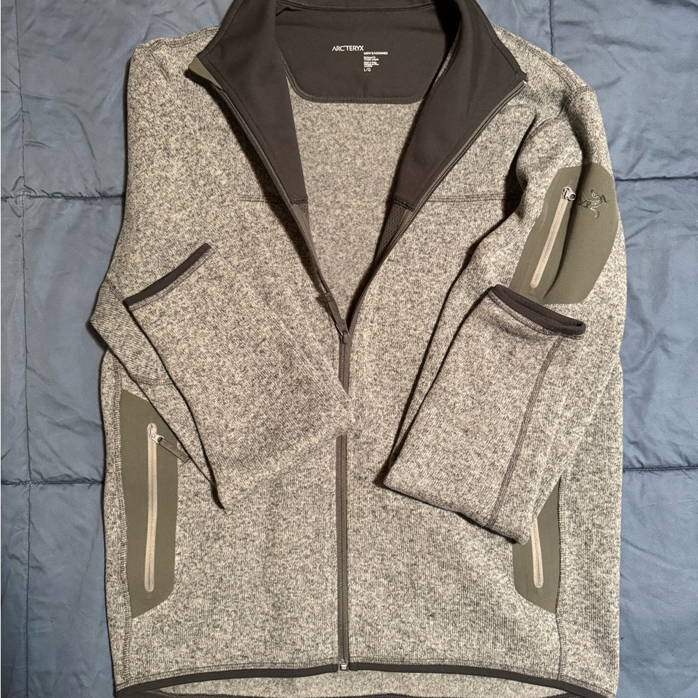 Arc'teryx Covert Cardigan Men's Full-Zip Sweater Grey